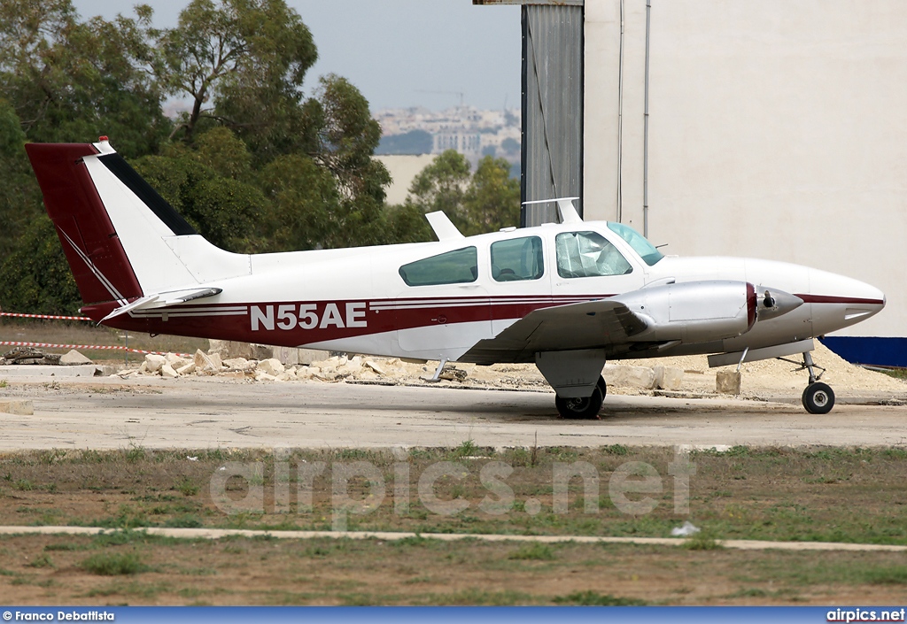 N55AE, Beech 95-C55 Baron, Private