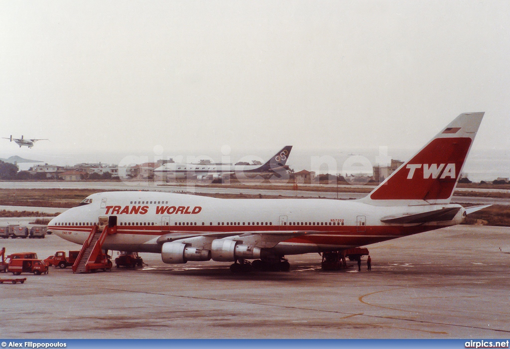 N57202, Boeing 747-SP, TWA - Trans World Airlines