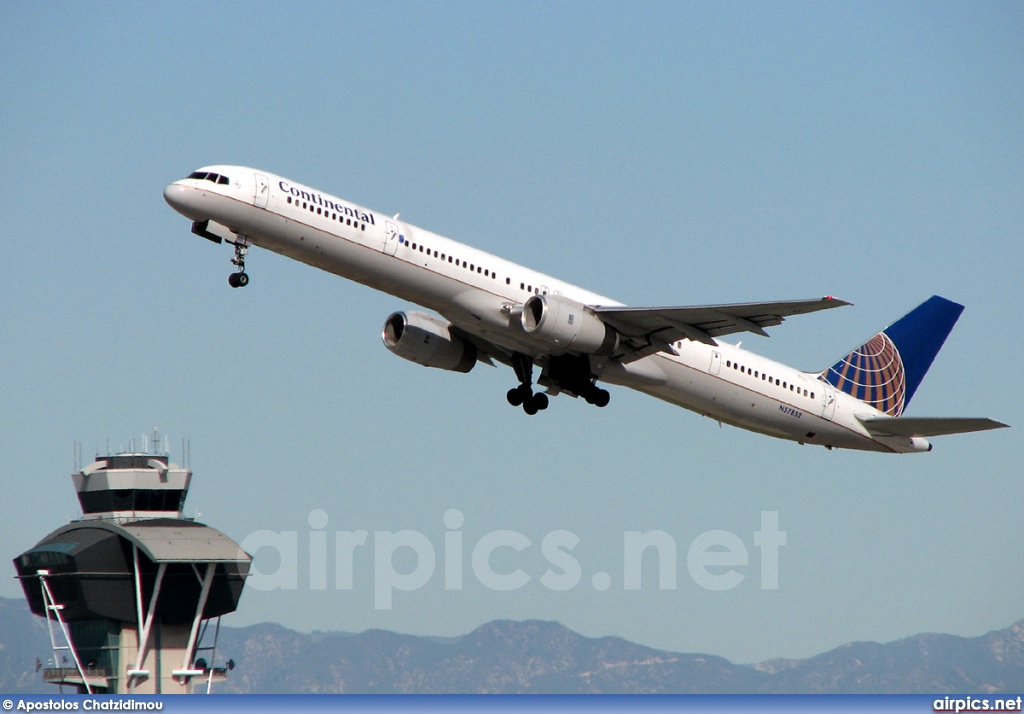 N57852, Boeing 757-300, Continental Airlines