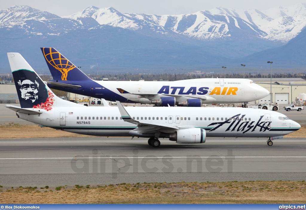 N579AS, Boeing 737-800, Alaska Airlines