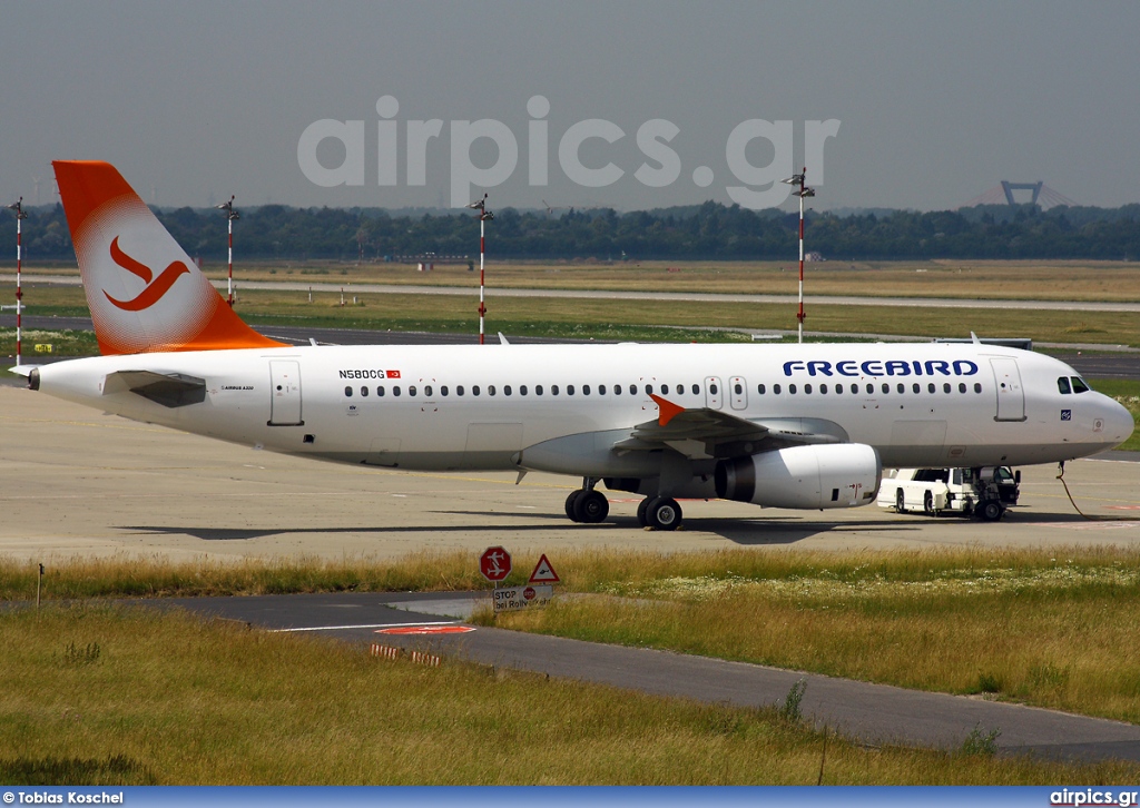 N580CG, Airbus A320-200, Freebird Airlines