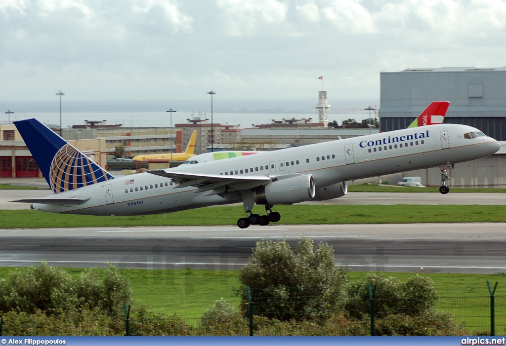 N58101, Boeing 757-200, Continental Airlines