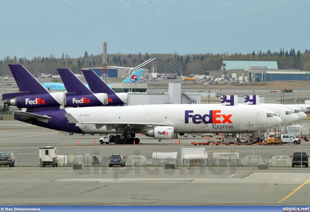 N584FE, McDonnell Douglas MD-11-F, Federal Express (FedEx)