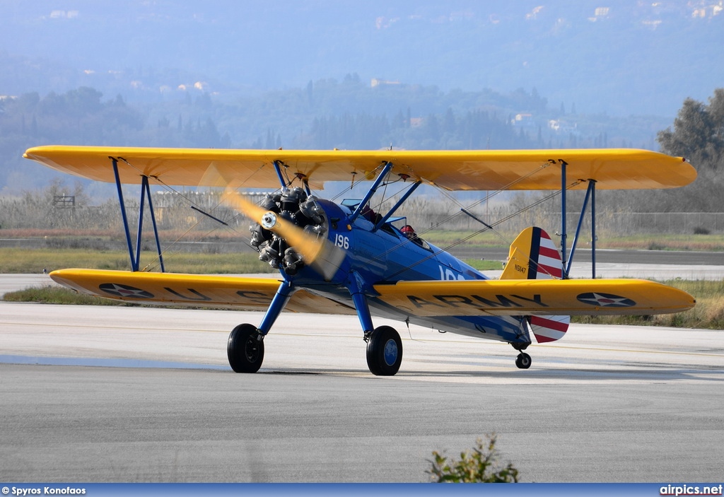 N61147, Boeing-Stearman PT-17 Kaydet, Private