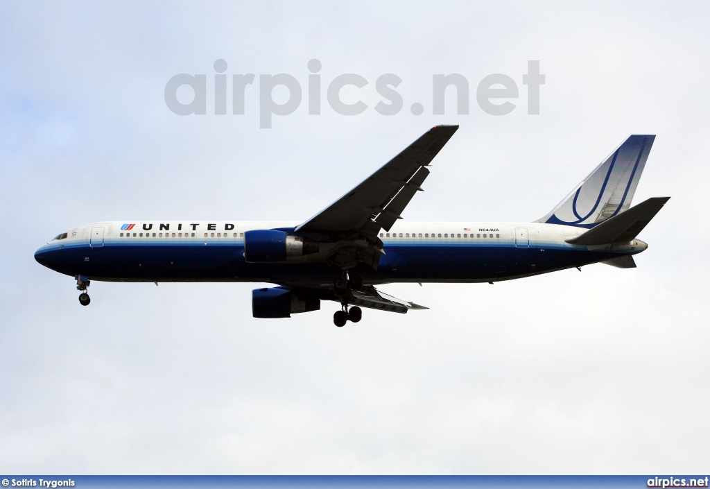 N644UA, Boeing 767-300ER, United Airlines