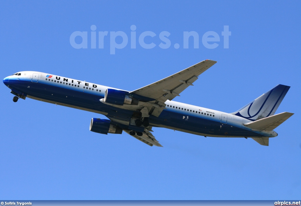 N655UA, Boeing 767-300ER, United Airlines