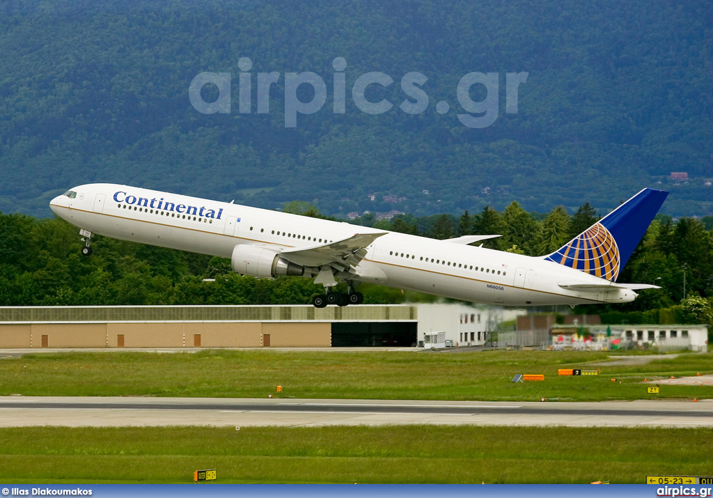 N66056, Boeing 767-400ER, Continental Airlines