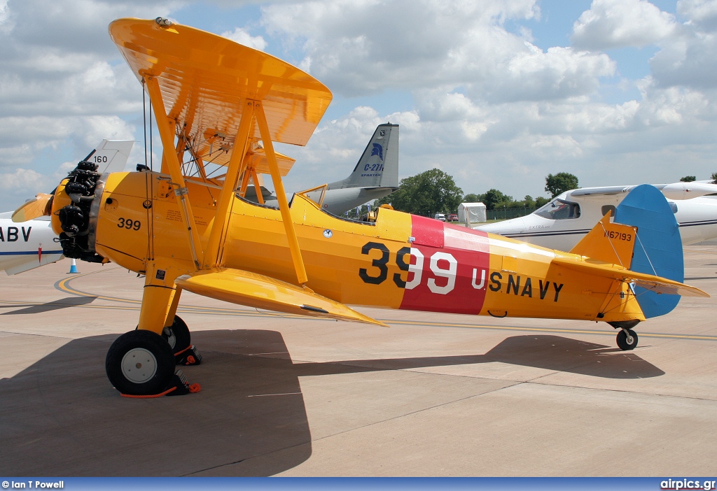 N67193, Boeing-Stearman Model 75 N2S-5 Kaydet, Private