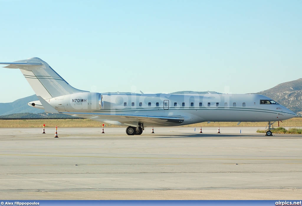 N701WH, Bombardier Global 5000, Private