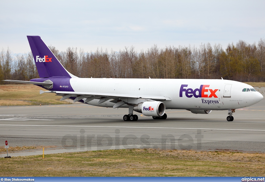 N722FD, Airbus A300B4-600RF, Federal Express (FedEx)