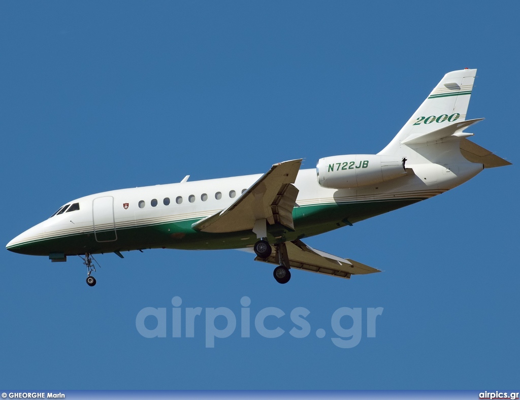 N722JB, Dassault Falcon-2000, Private