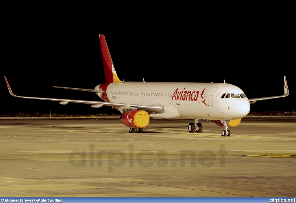 N725AV, Airbus A321-200, Avianca