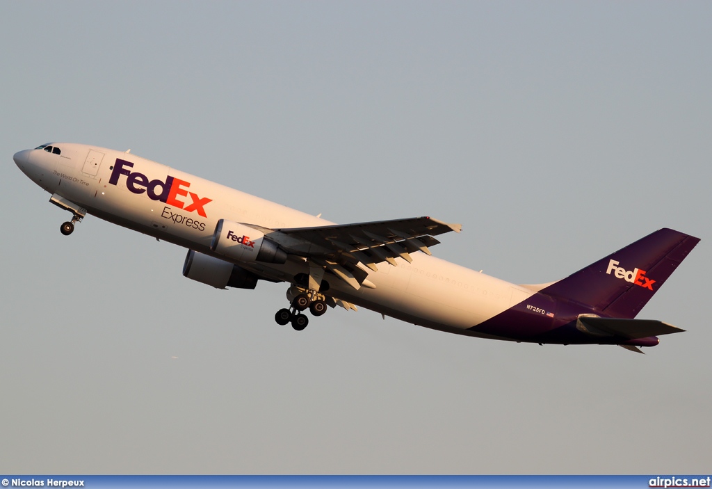 N725FD, Airbus A300B4-600R, Federal Express (FedEx)