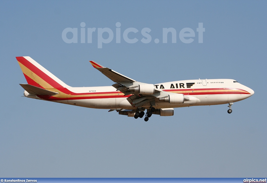 N741CK, Boeing 747-400(BCF), Kalitta Air