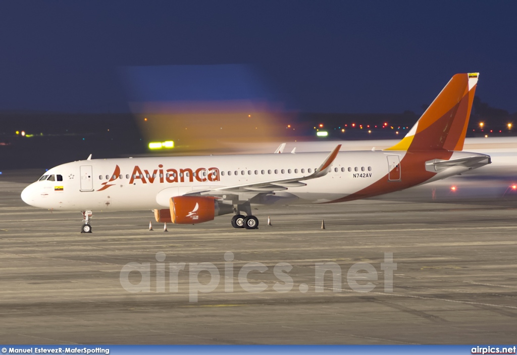 N742AV, Airbus A320-200, Avianca