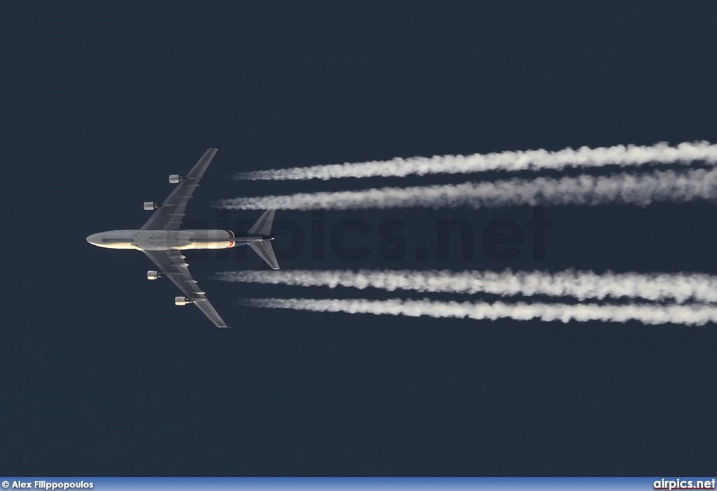 N743WA, Boeing 747-400, World Airways Cargo