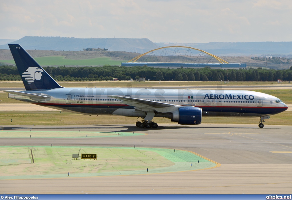 N746AM, Boeing 777-200ER, Aeromexico