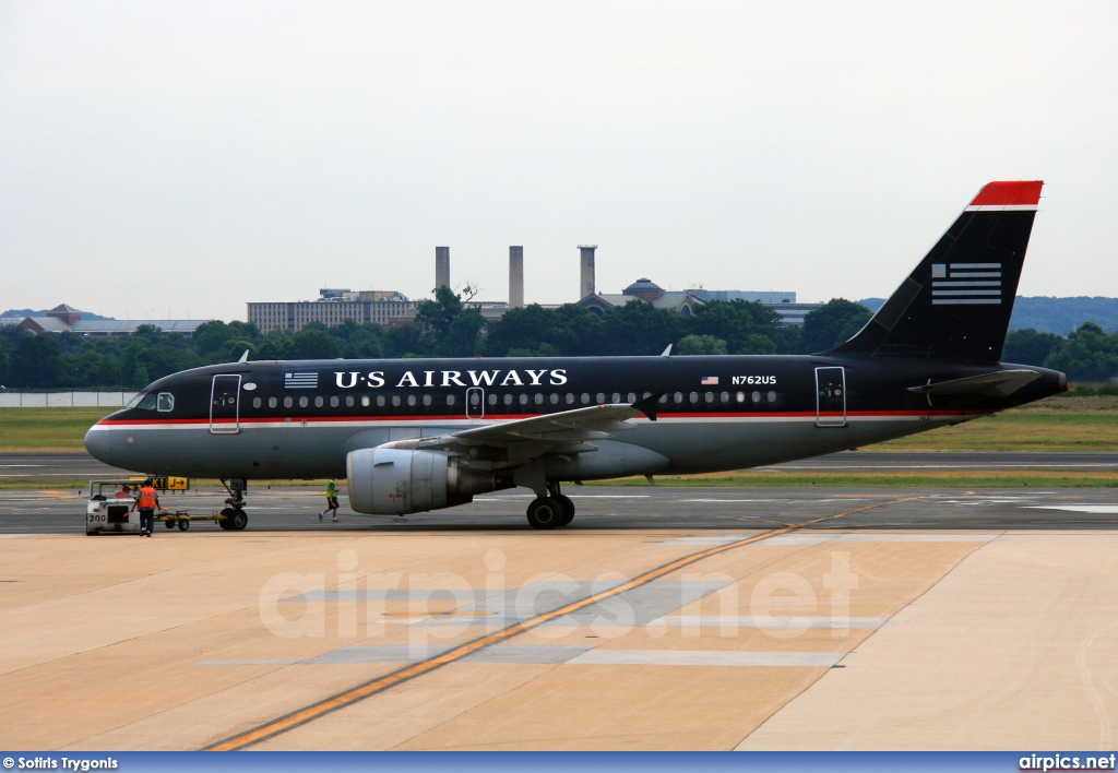 N762US, Airbus A319-100, US Airways