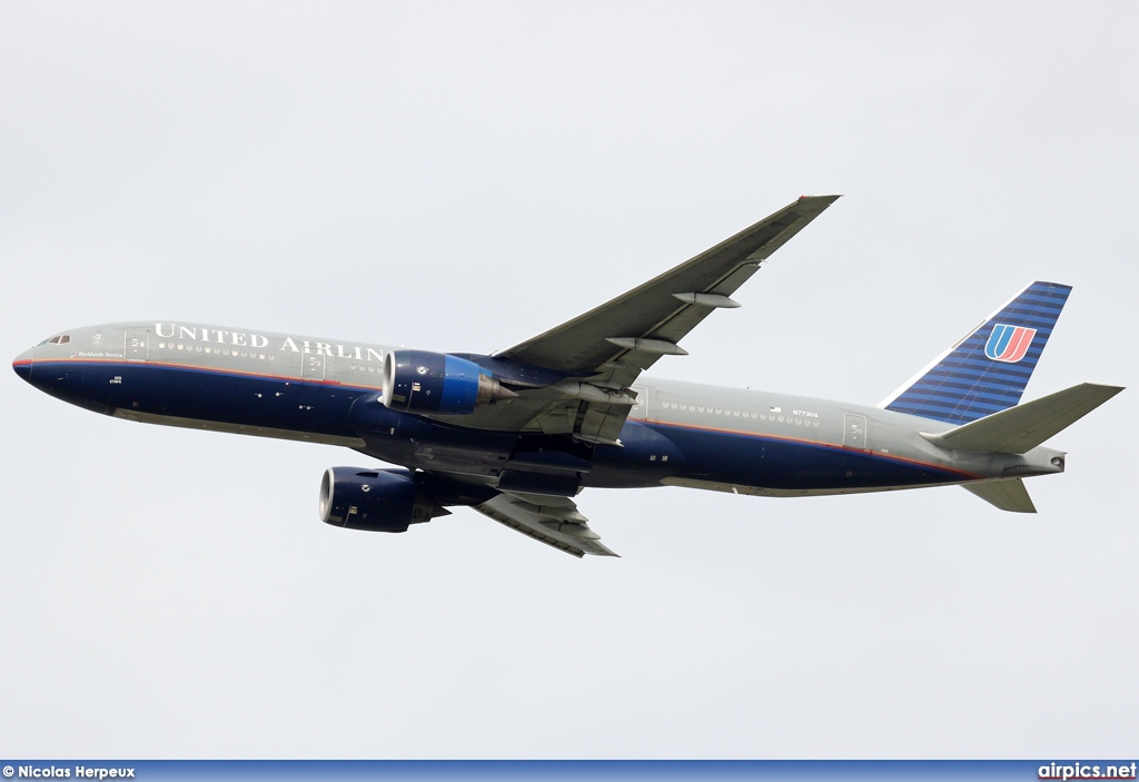 N773UA, Boeing 777-200, United Airlines