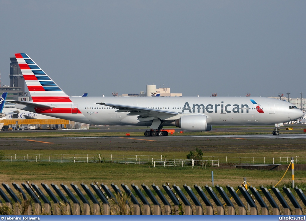 N775AN, Boeing 777-200ER, American Airlines