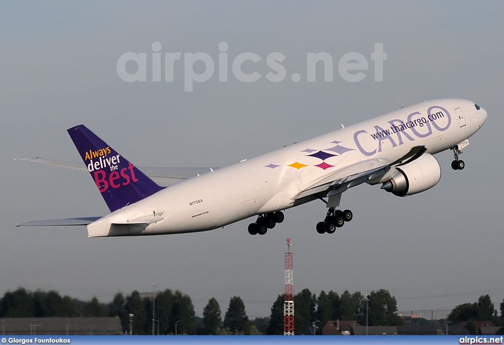 N775SA, Boeing 777F, Thai Cargo