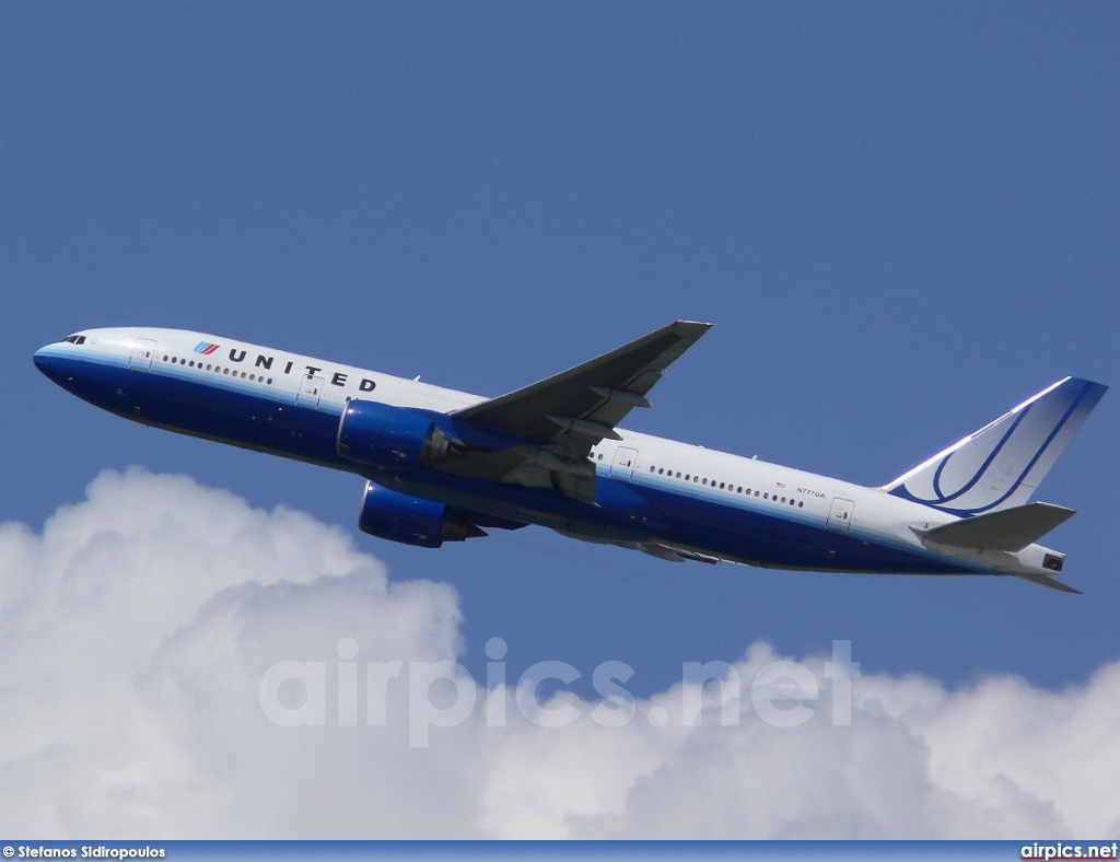 N777UA, Boeing 777-200, United Airlines