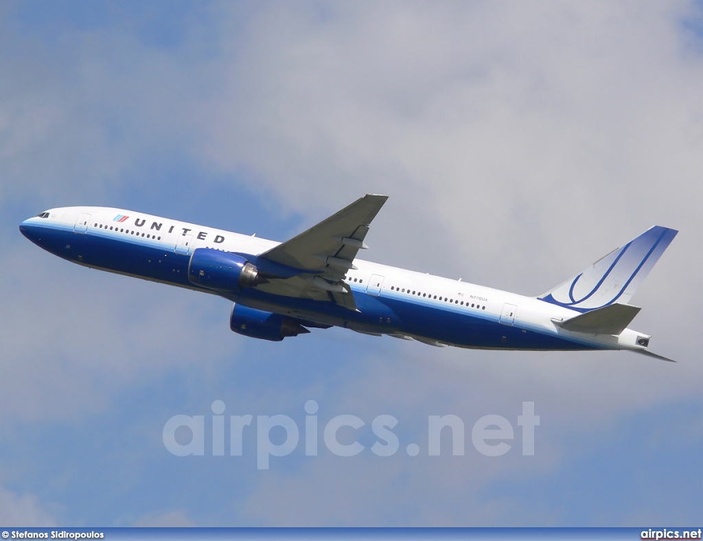 N778UA, Boeing 777-200, United Airlines