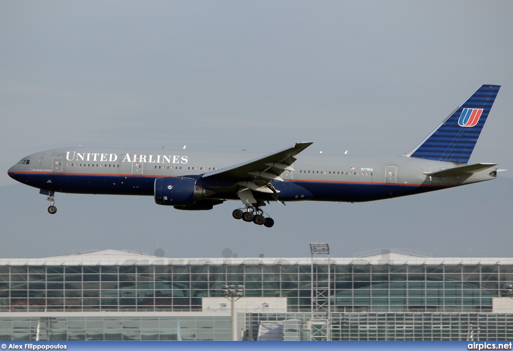 N779UA, Boeing 777-200ER, United Airlines