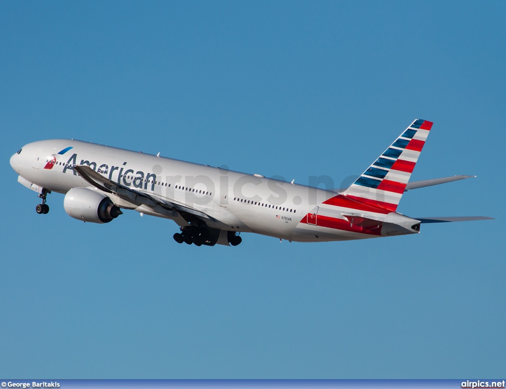 N781AN, Boeing 777-200ER, American Airlines