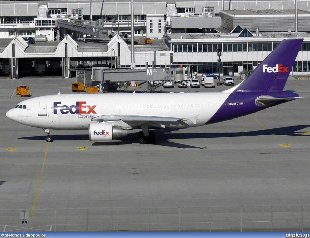 N802FD, Airbus A310-300F, Federal Express (FedEx)