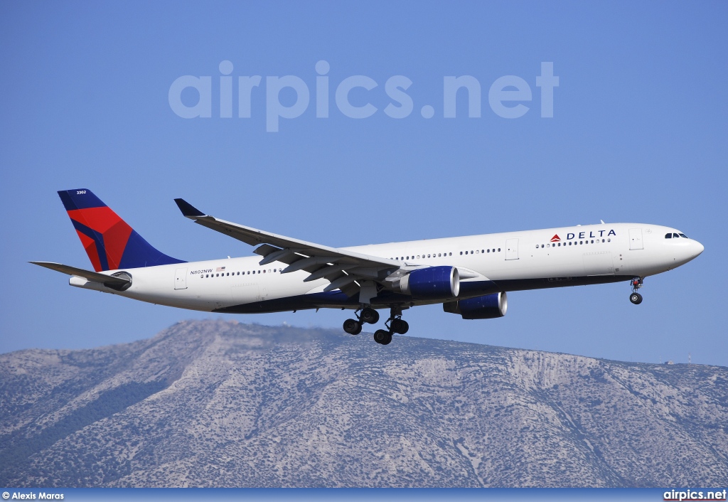 N802NW, Airbus A330-300, Delta Air Lines