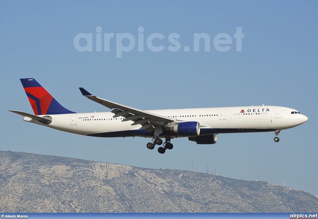 N804NW, Airbus A330-300, Delta Air Lines