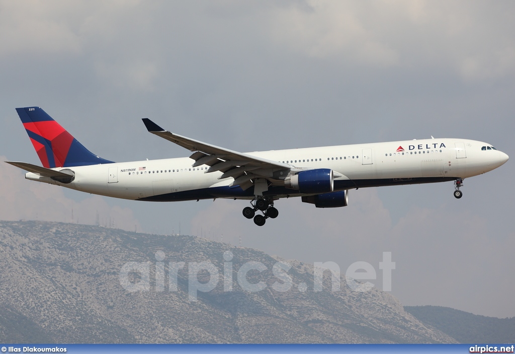 N811NW, Airbus A330-300, Delta Air Lines