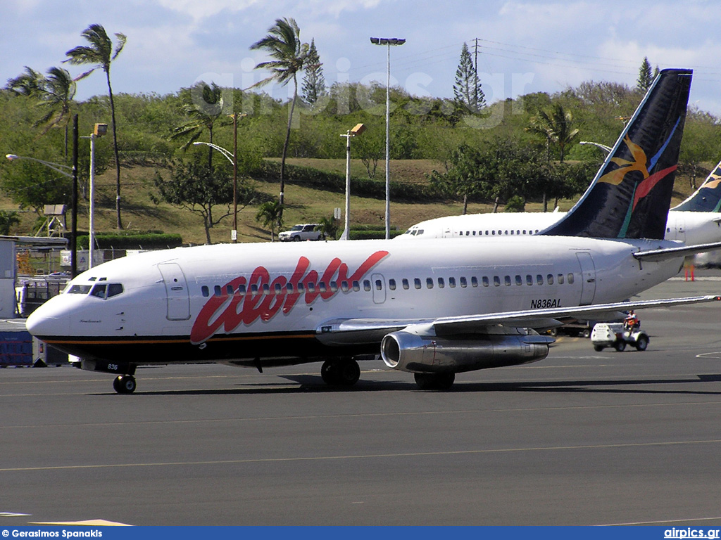 N836AL, Boeing 737-200Adv, Aloha Airlines