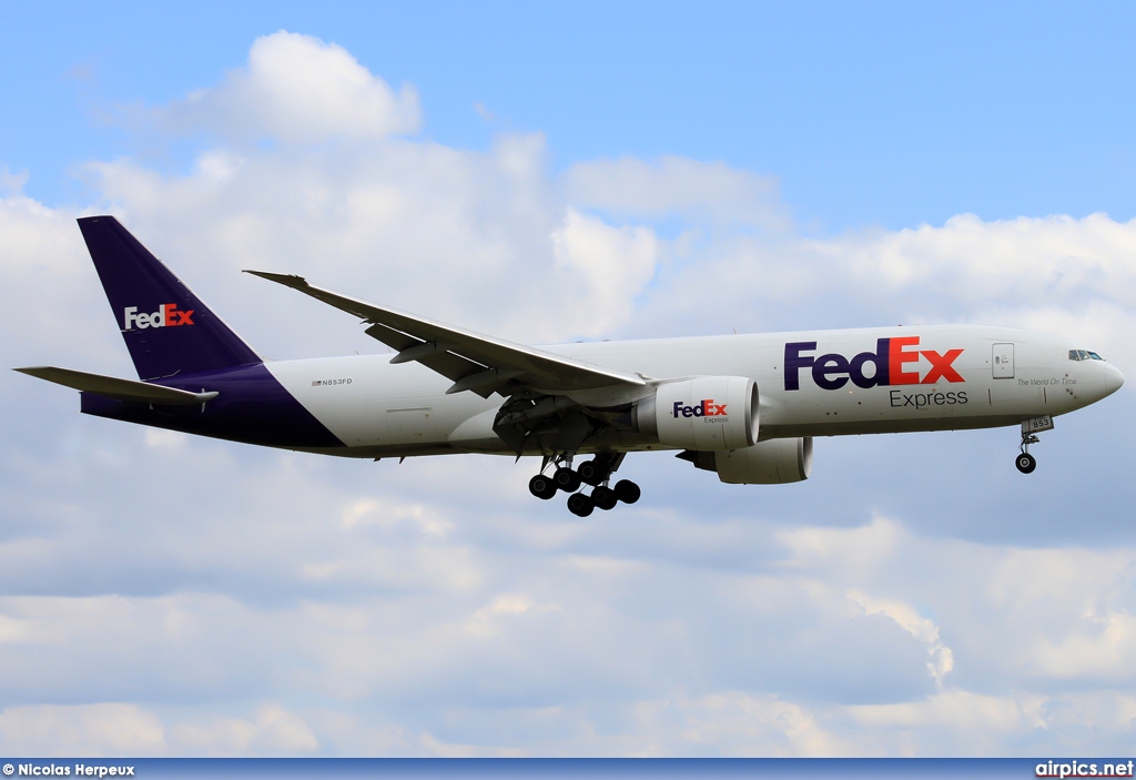 N853FD, Boeing 777F, Federal Express (FedEx)
