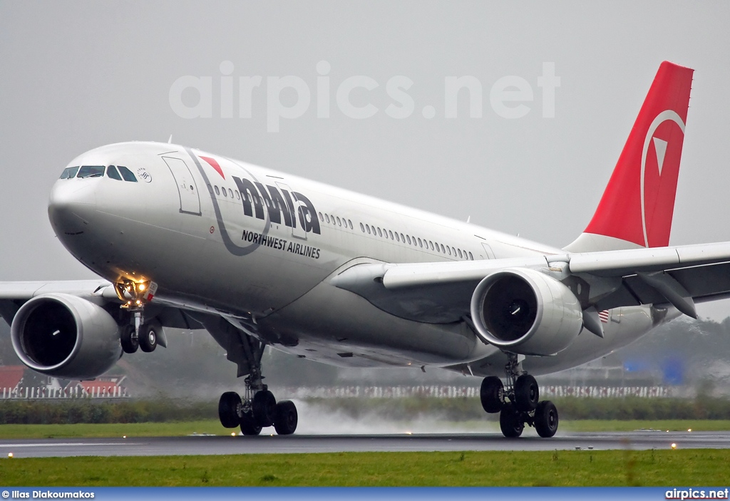 N861NW, Airbus A330-200, Northwest Airlines