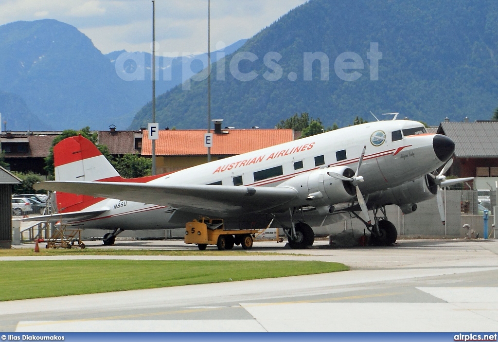 N86U, Douglas C-47A Skytrain, Austrian Airlines (First DC-3 Dakota Club)