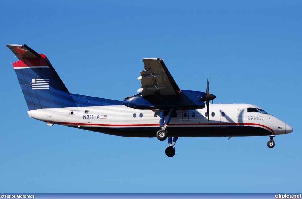 N911HA, De Havilland Canada DHC-8-100 Dash 8, US Airways Express