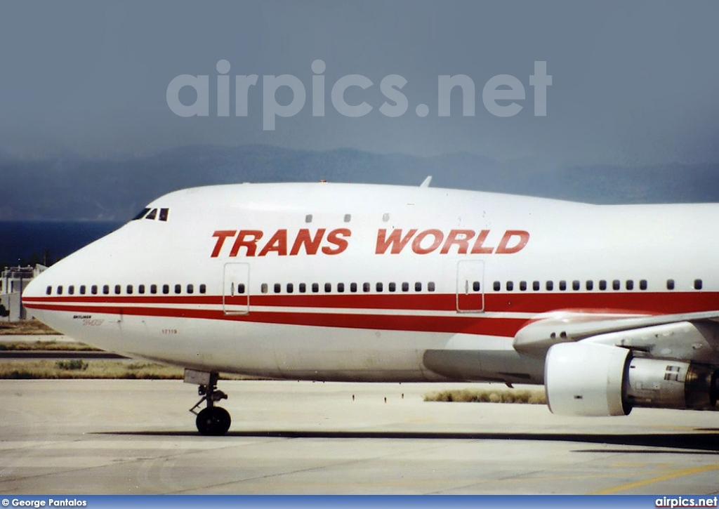 N93119, Boeing 747-100, TWA - Trans World Airlines