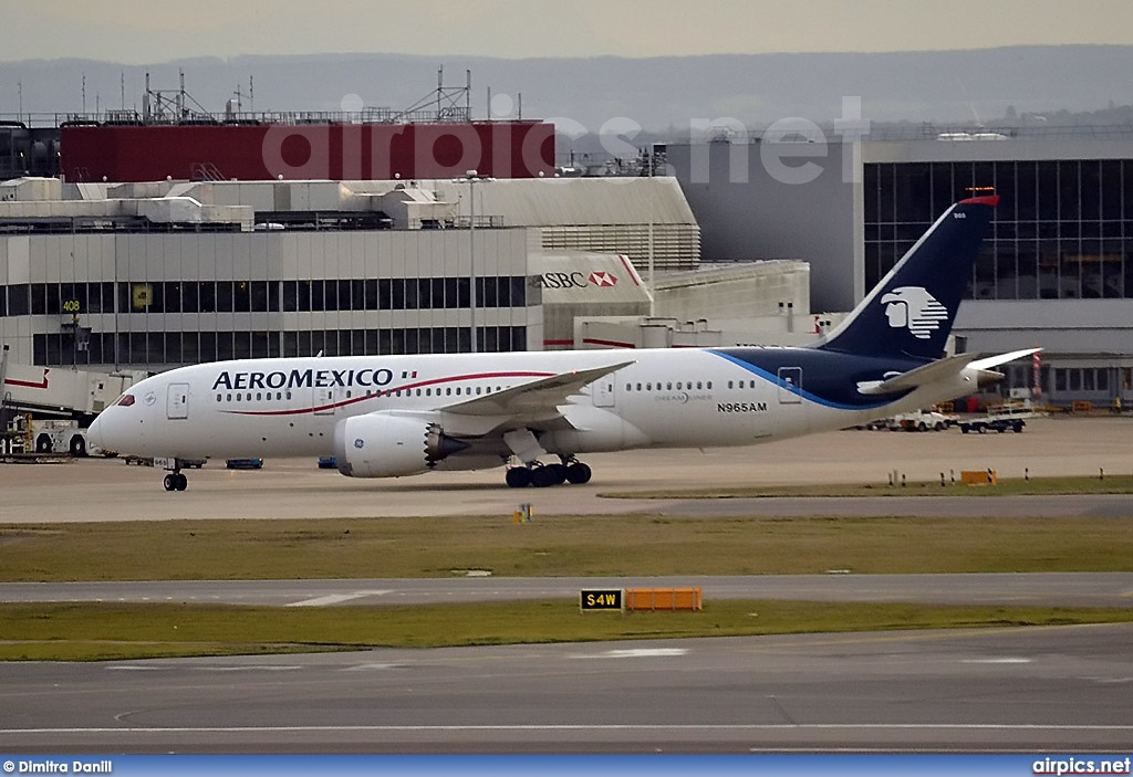 N965AM, Boeing 787-8 Dreamliner, Aeromexico