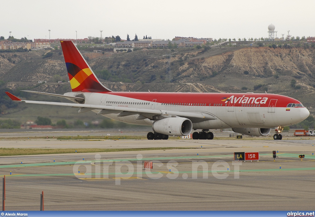 N973AV, Airbus A330-200, Avianca