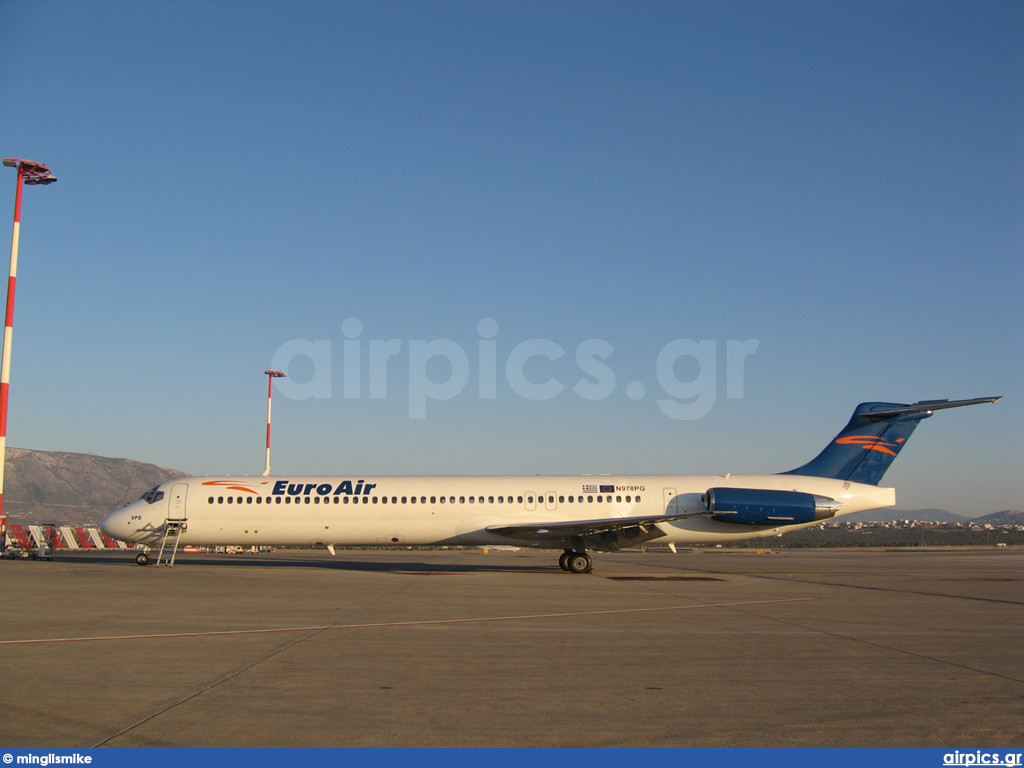 N978PG, McDonnell Douglas MD-83, EuroAir