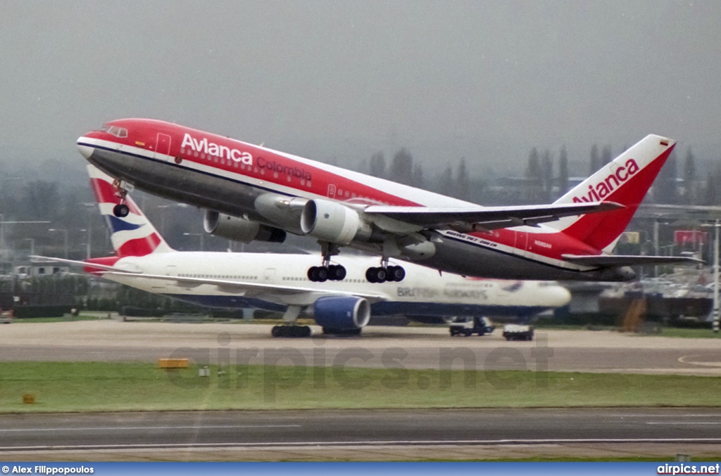 N988AN, Boeing 767-200ER, Avianca