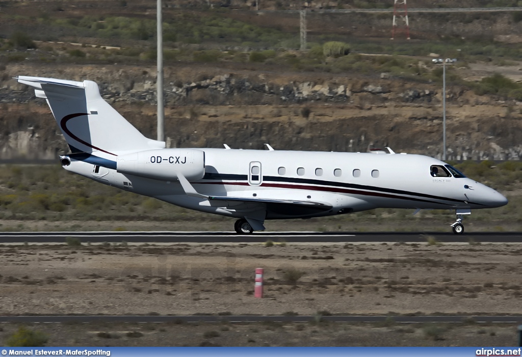 OD-CXJ, Embraer Legacy 500, Middle East Airlines (MEA)