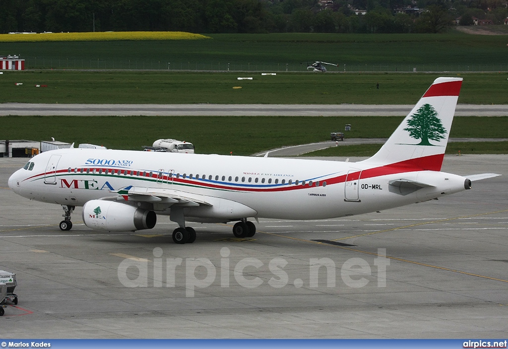 OD-MRL, Airbus A320-200, Middle East Airlines (MEA)