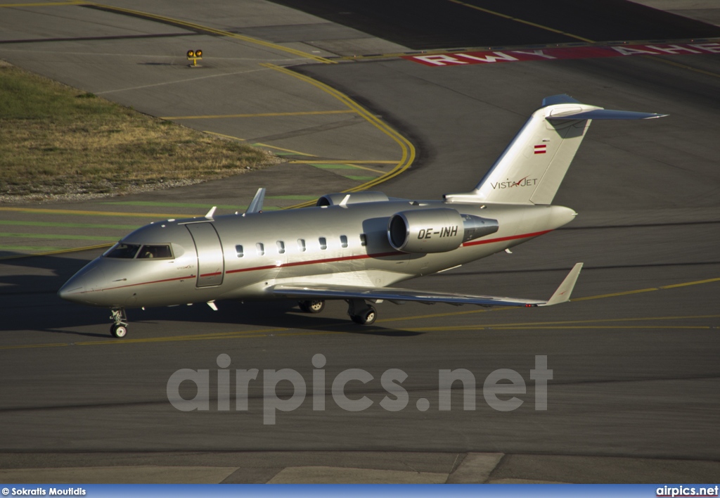 OE-INH, Bombardier Challenger 600-CL-605, Vista Jet