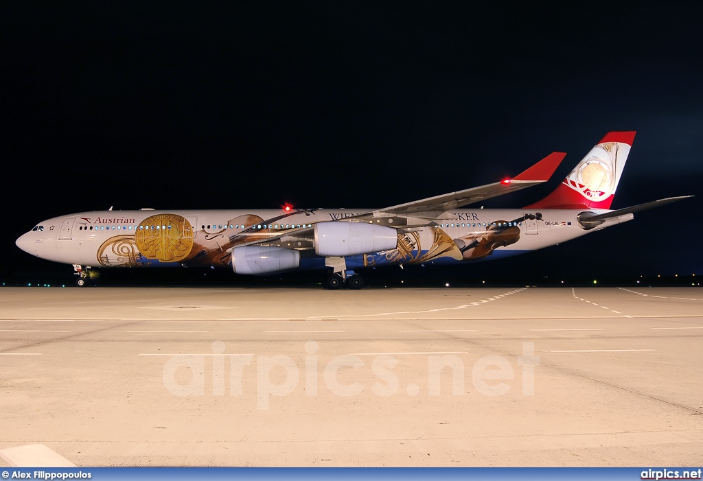 OE-LAL, Airbus A340-300, Austrian