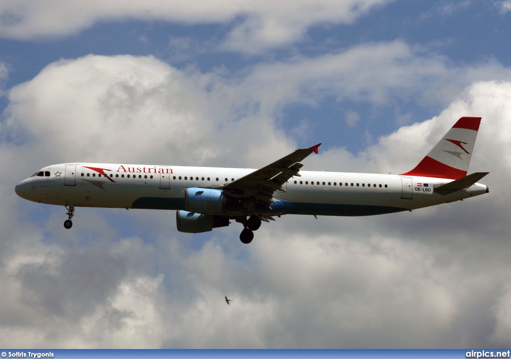 OE-LBD, Airbus A321-200, Austrian