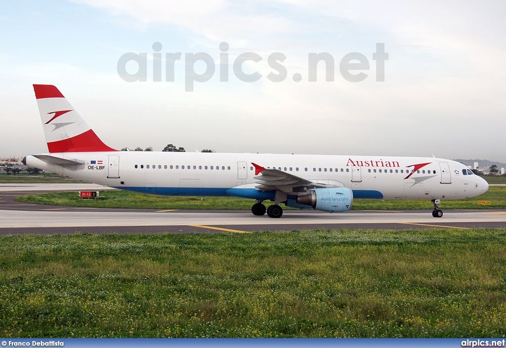 OE-LBF, Airbus A321-200, Austrian