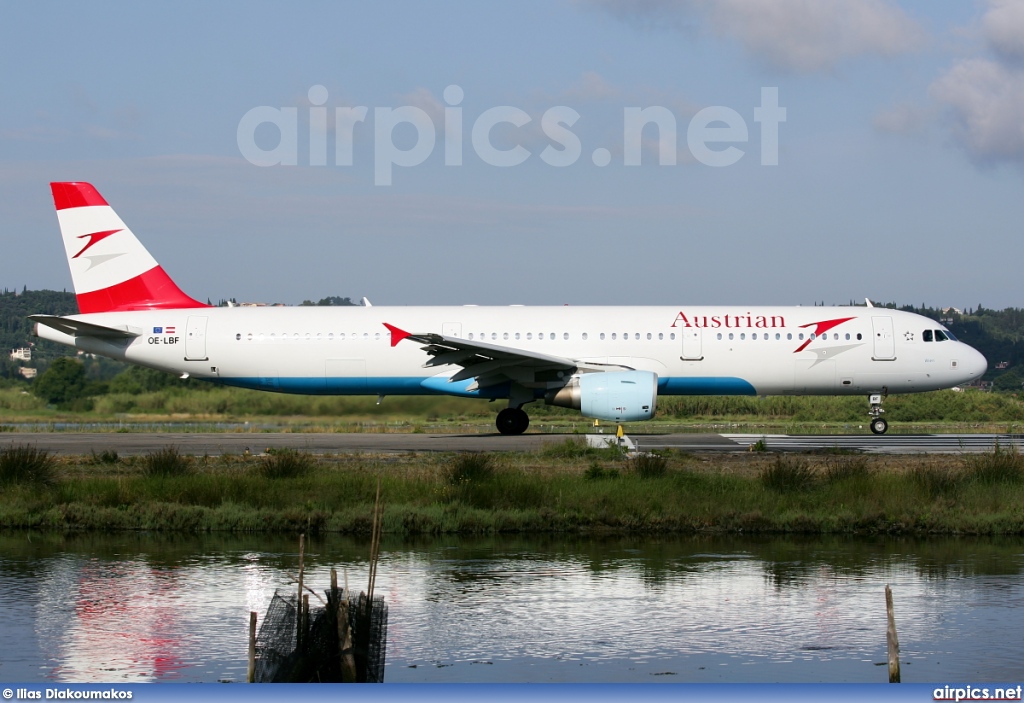 OE-LBF, Airbus A321-200, Austrian